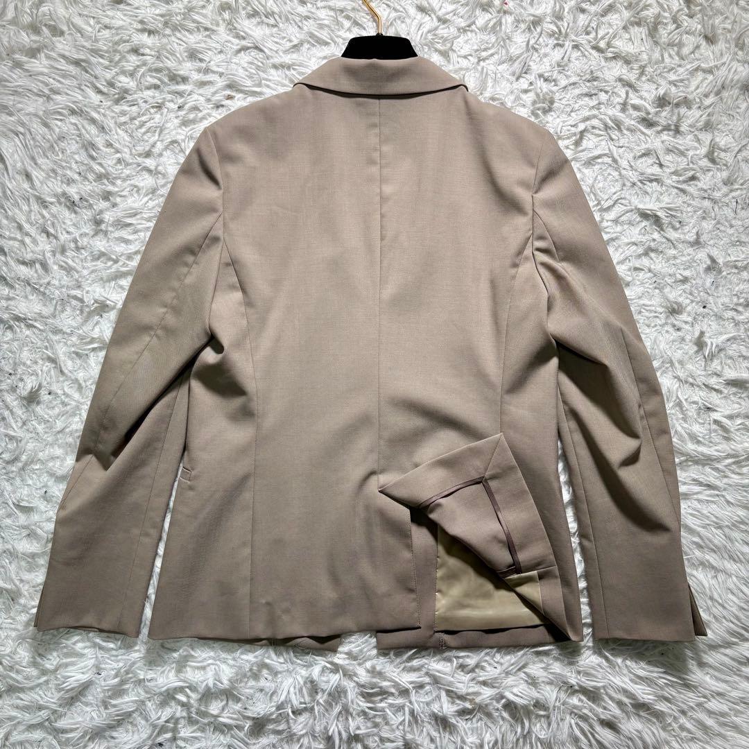 【極美品】グリーンレーベルリラクシング　セットアップスーツ　グレージュ