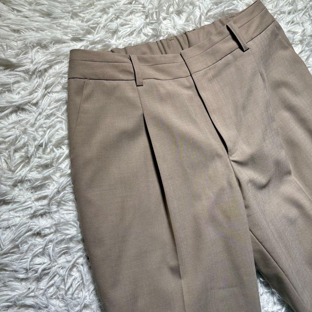 【極美品】グリーンレーベルリラクシング　セットアップスーツ　グレージュ