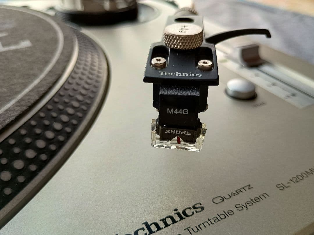 Technics SL-1200MK3D ターンテーブル シルバー カバー付き