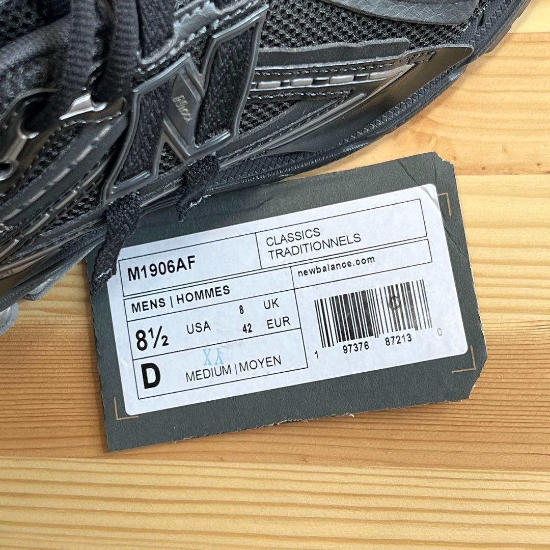 New Balance M1906AF 26.5cmブラック新品