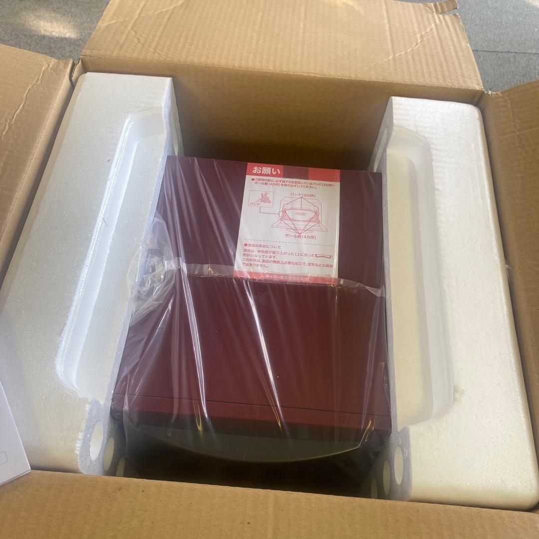 新品未使用タイガー オーブントースター やきたて レッド KAE-A130