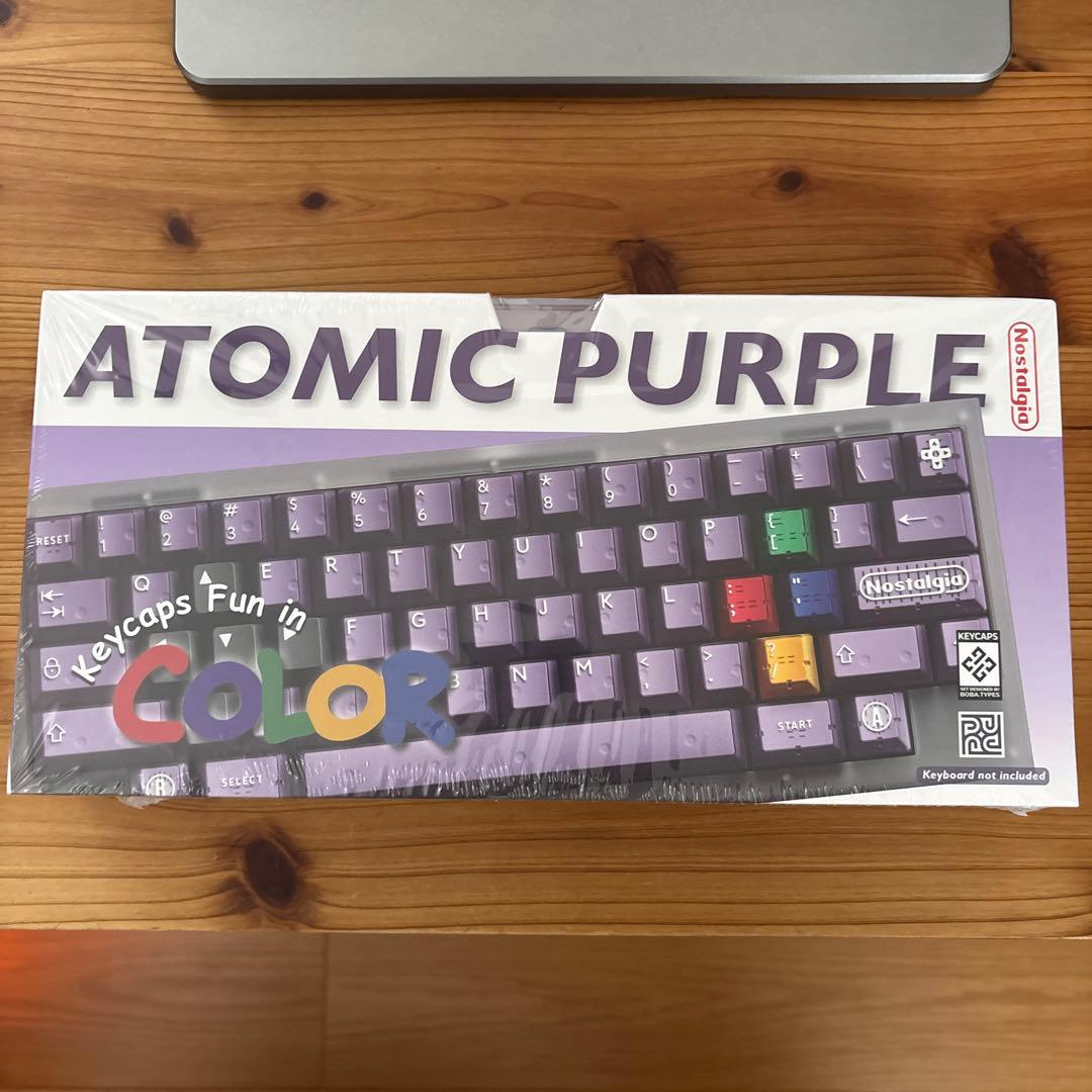PBTfans atomic purple キーキャップ