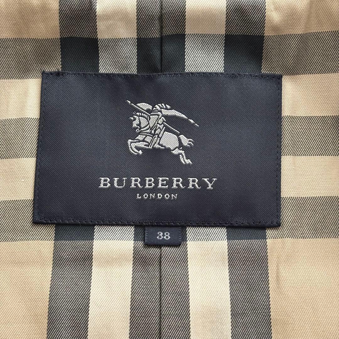 02438C 未使用品　バーバリーロンドン　ダッフルコート　ウール　ノバチェック