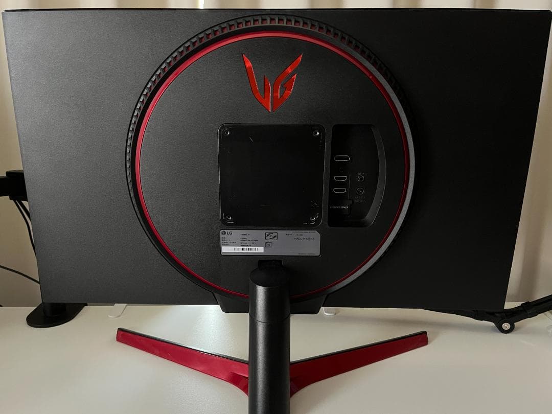 LG ゲーミングモニター 27インチ/WQHD/IPS非光沢/144Hz/1ms