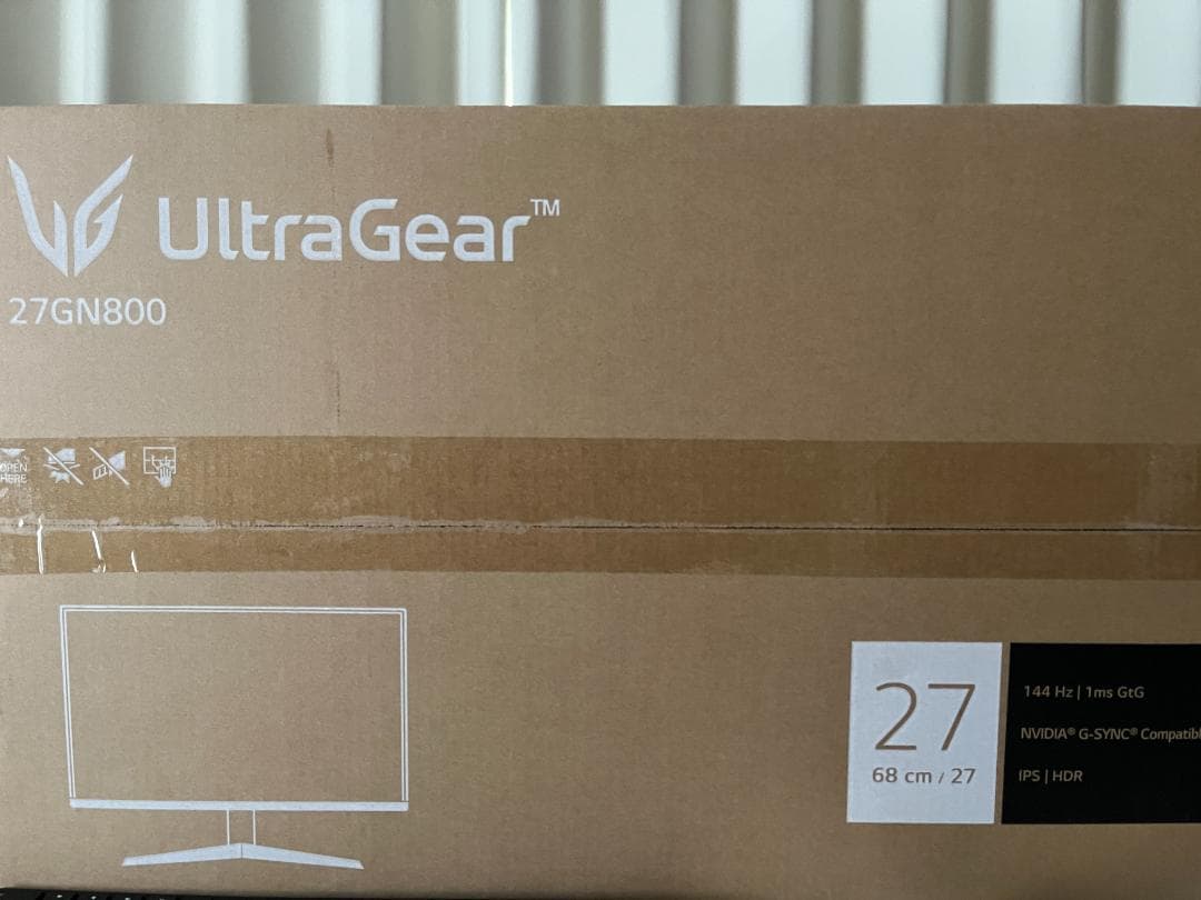 LG ゲーミングモニター 27インチ/WQHD/IPS非光沢/144Hz/1ms