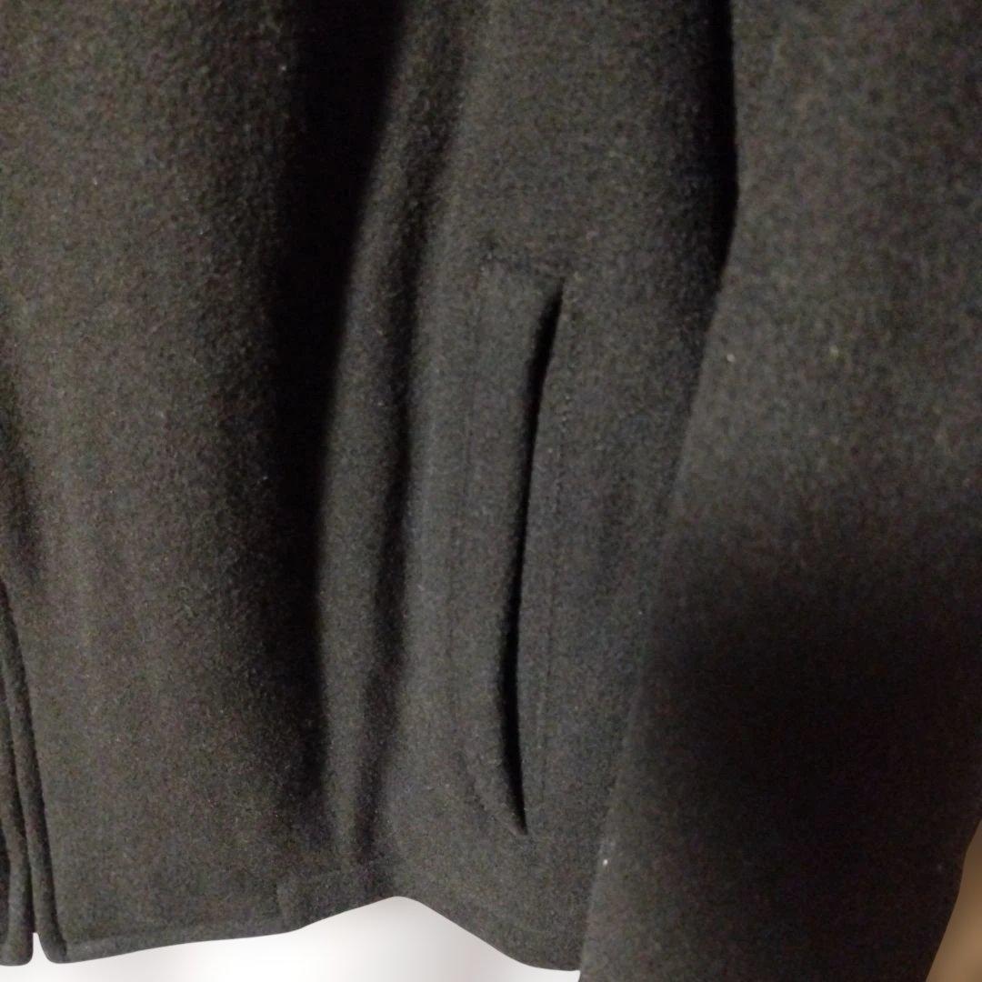 USA古着バナナリパブリック カシミヤ入り高品質ウールジャケット 黒 Lブルゾン