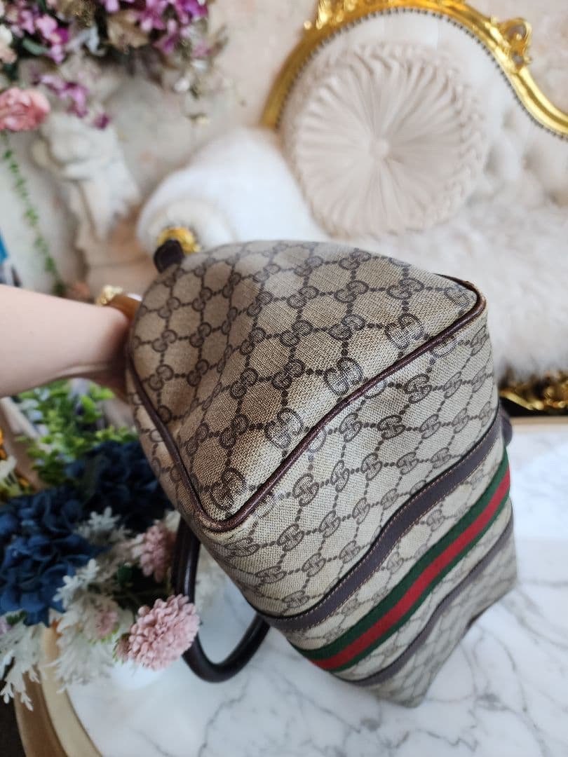 GUCCI グッチ ヴィンテージ ボストンバッグ