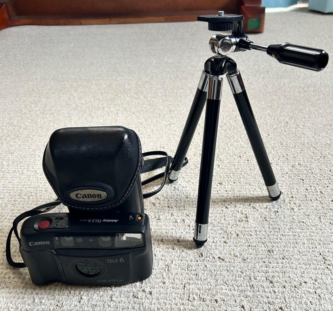 CANON キャノン Autoboy TELE6 ケース　三脚付き