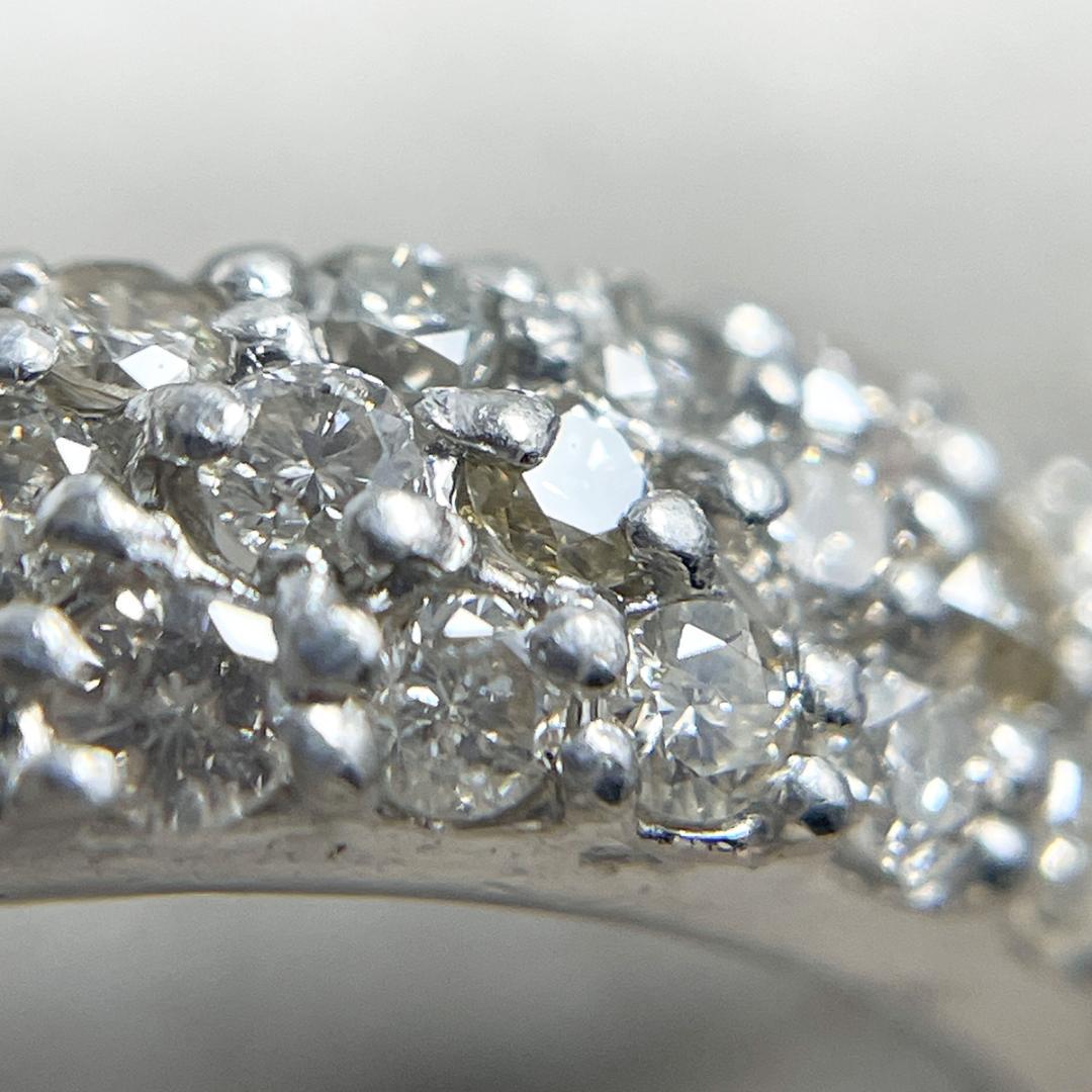 Pt900 天然ダイヤモンド 0.50ct パヴェリング