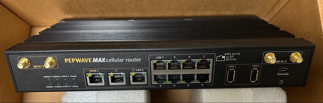 ルーター・ネットワーク機器 PEPwave MAX cellular router