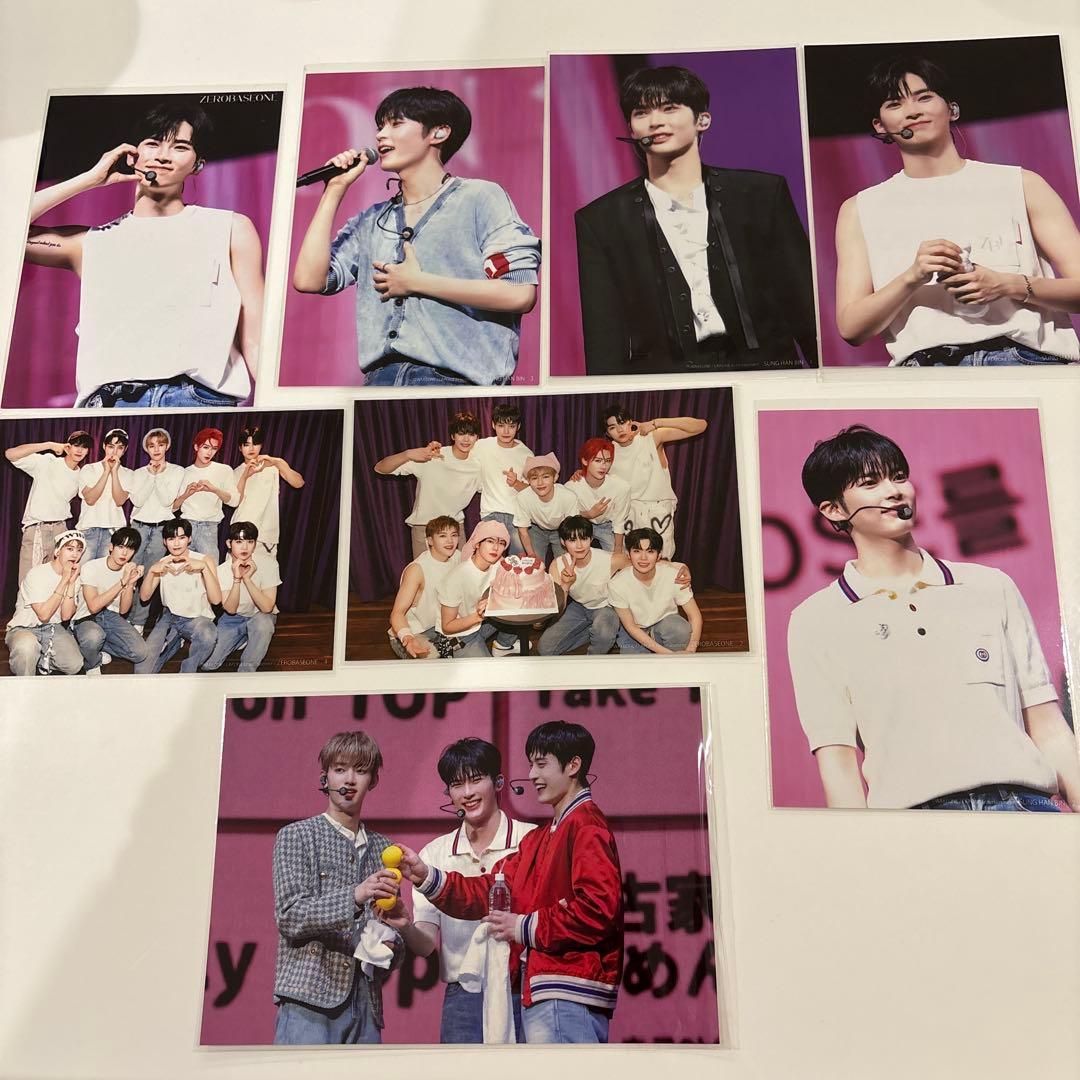 zb1 ハンビン ポストカード 封入 ステッカー 生写真 特典 zeroni