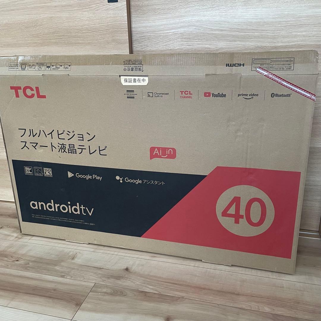 【送料込】TCL 40型　フルハイビジョン スマートテレビ　2021年製