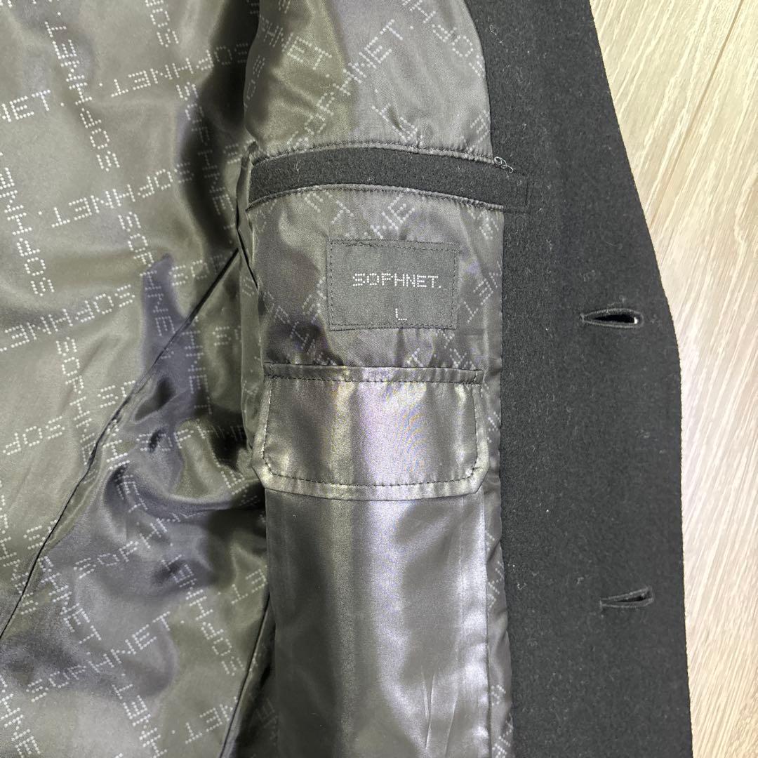 レ*オ様 SOPHNET. CHESTERFIELD COAT BLACK/L