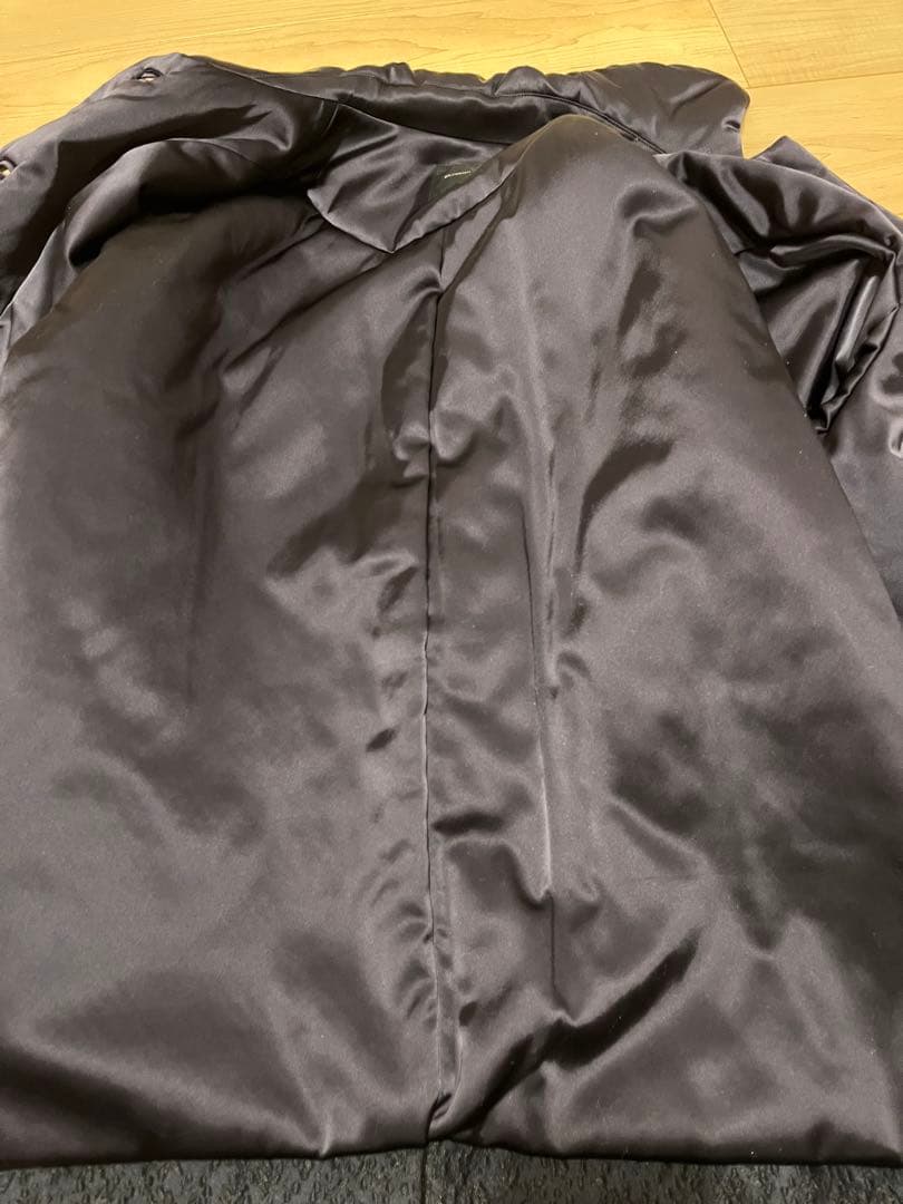 shirocon ミモザジャガードコート　ネイビー　36