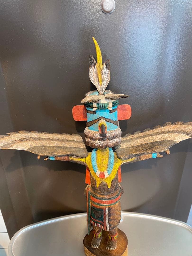 ネイティブアメリカン ホピ族 カチーナ カチナドール　イーグルダンサー