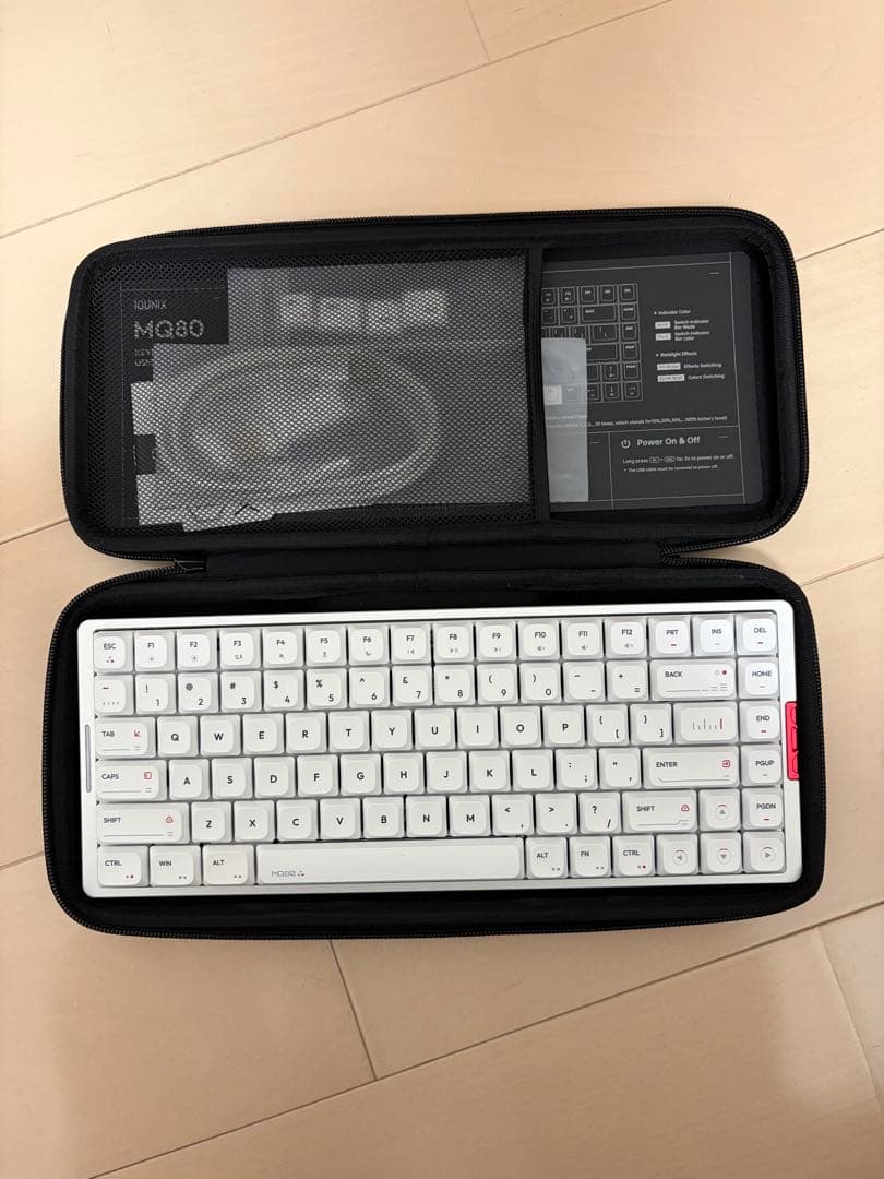 【年末特別価格】IQUNIX MQ80 キーボード ホワイト