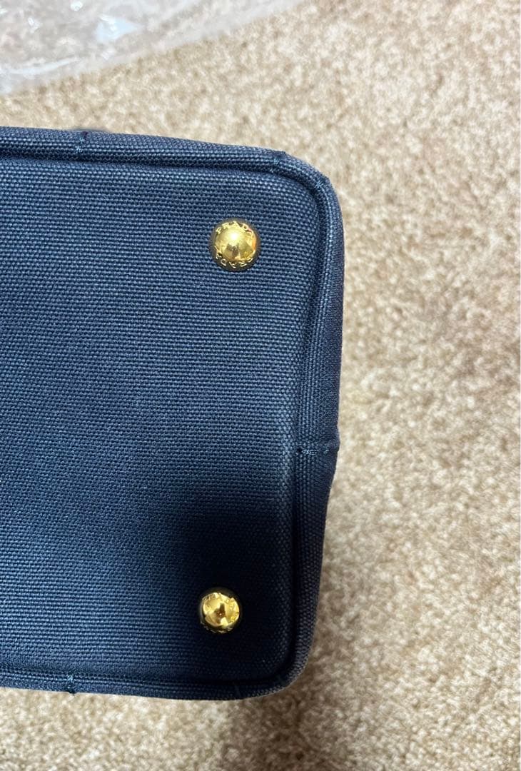 PRADA ネイビー カナパ　保存袋付き