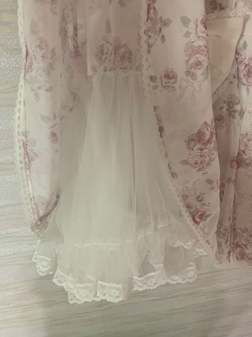 LIZLISA ローズリボンシフォンワンピース