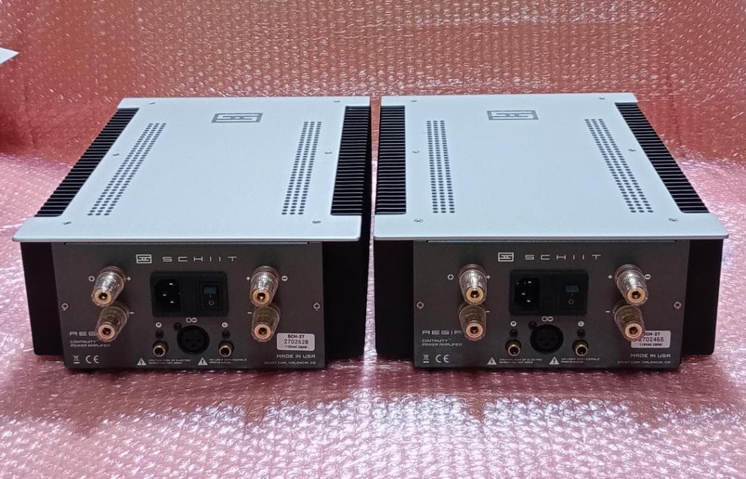 ★【美品】SCHIIT AUDIO AEGIR ステレオパワーアンプ 2台ペア