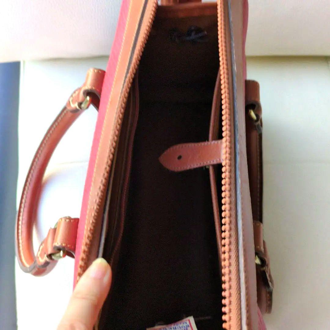 【美品】DOONEY&BOURKE 赤　希少　ミニボストン　レザー