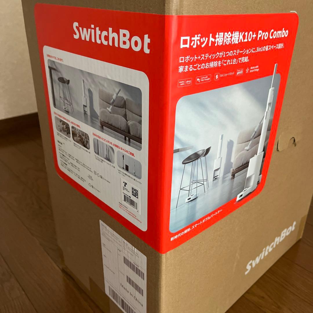 SwitchBot ロボット掃除機 K10+ProCombo コードレス掃除機