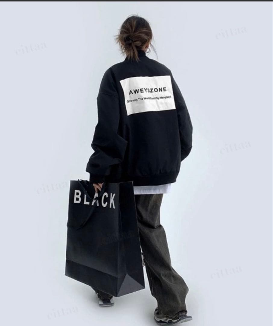 Dalfwin エンブロイダリーロゴオーバーサイズジャケット