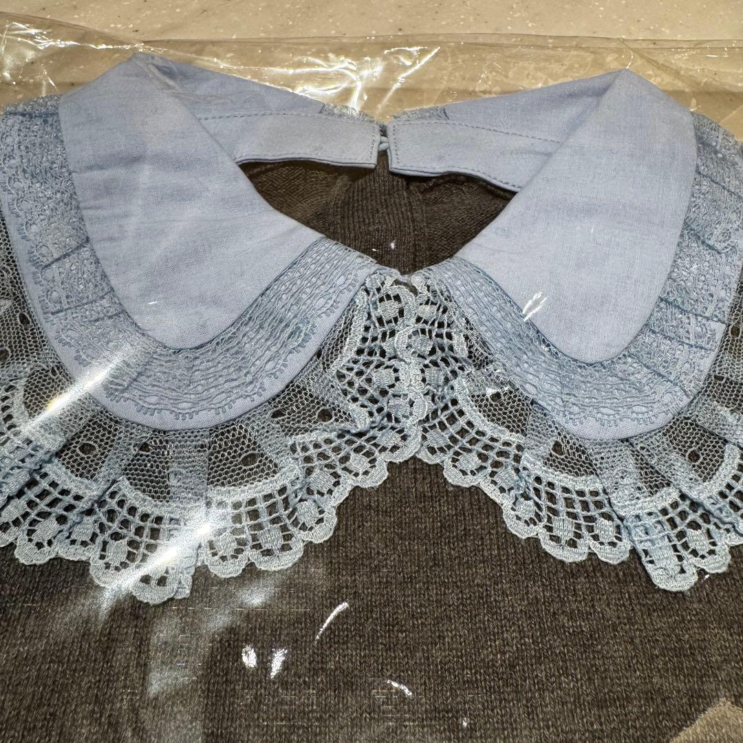 新品タグ付きgypsohilaジプソフィア レース　ニット　yori bibiy