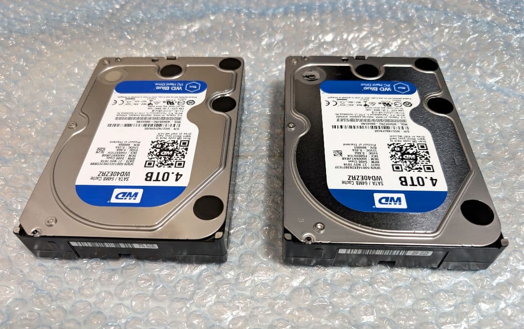 内蔵型ハードディスクドライブ Western Digital WD Blue HDD 8TB (4TBx2)