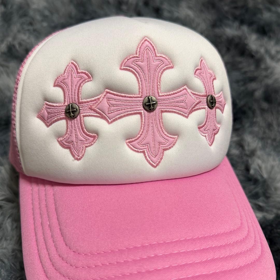 帽子 SUPPLIER Cross Leather Patch Mesh Cap