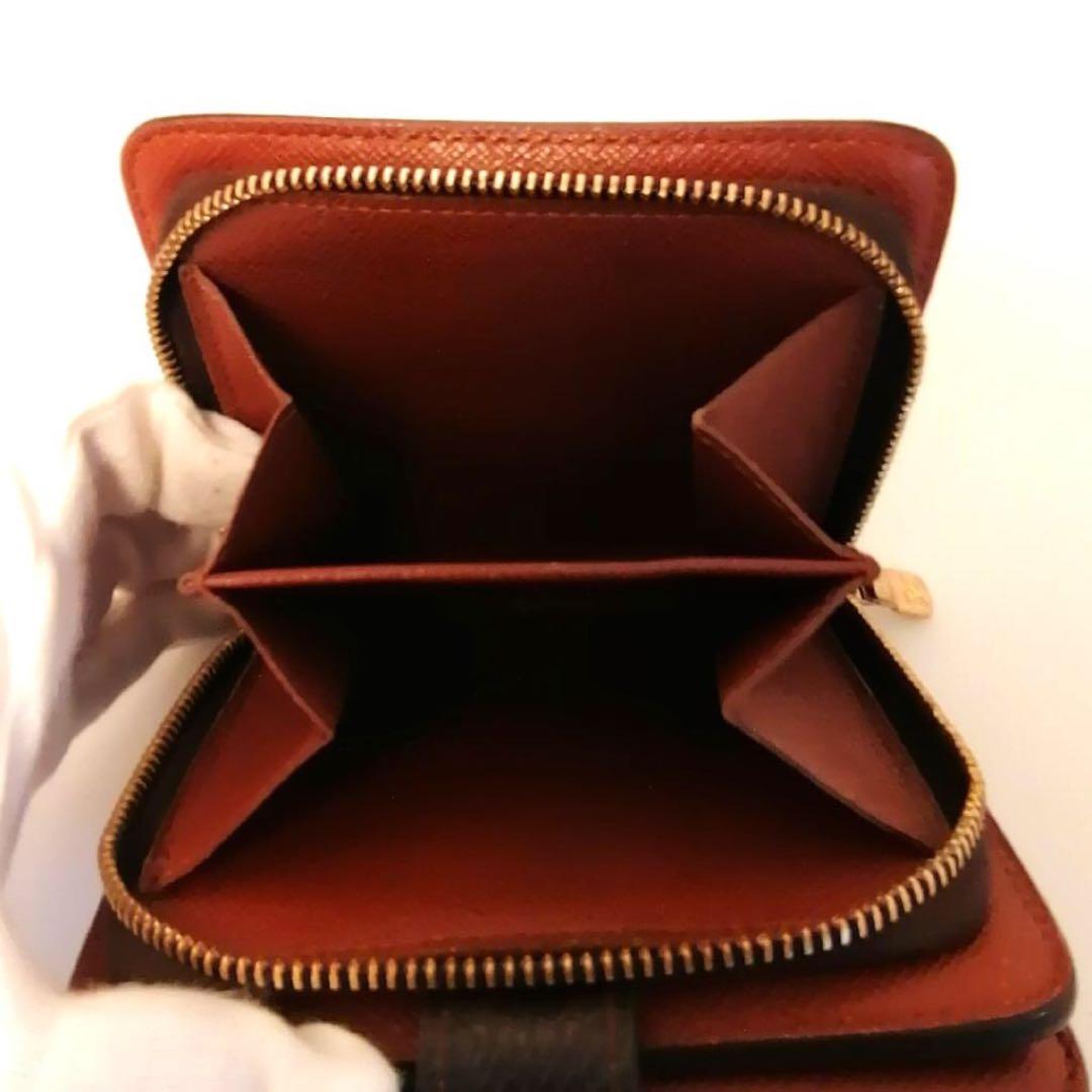たぬきち　LOUIS VUITTON モノグラム コンパクトジップ　財布