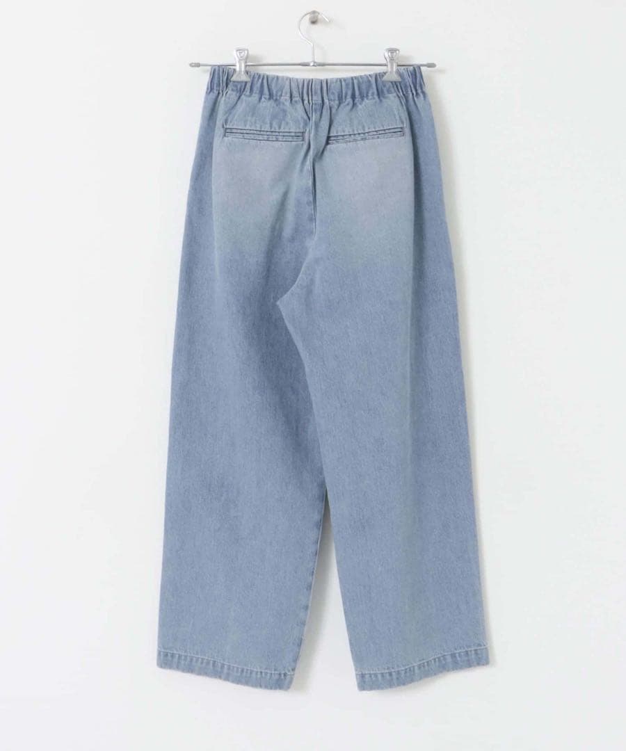 早割1/11まで【美品】フェードデニムイージーパンツ L/INDIGO