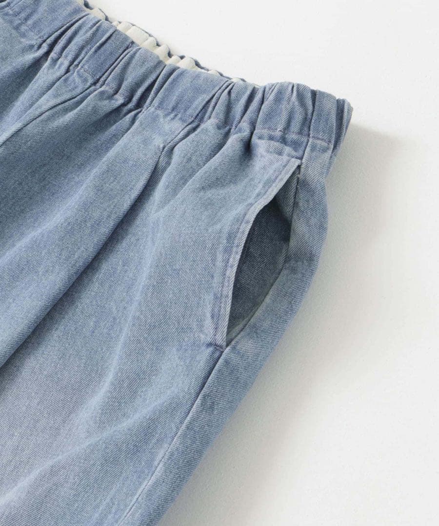 早割1/11まで【美品】フェードデニムイージーパンツ L/INDIGO