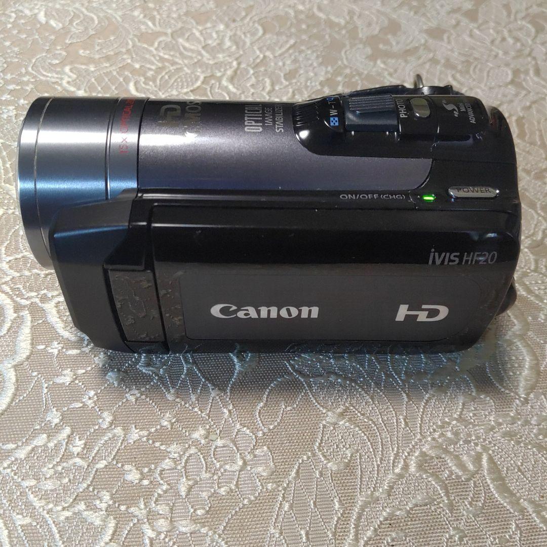 完動極美品 キヤノン iVIS HF20 フルハイビジョンデジタルビデオカメラ