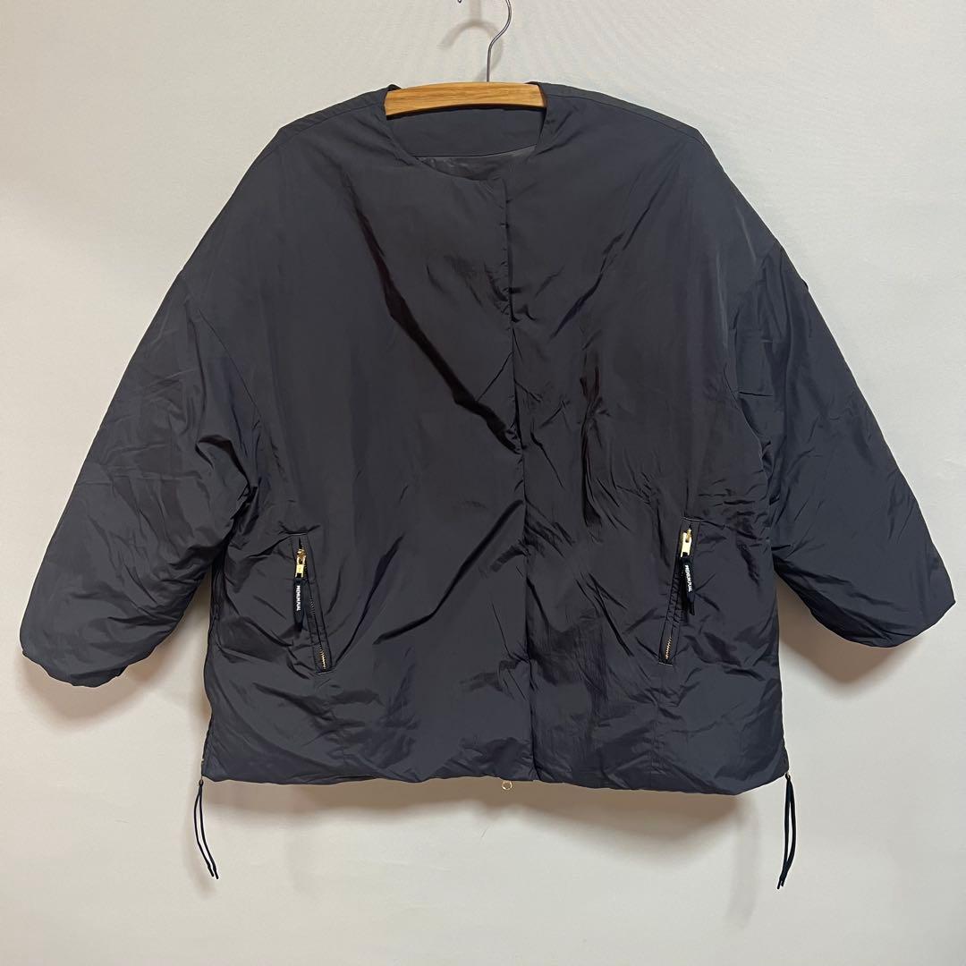 ピュアルセシン　フレンチダックダウンサイドジップジャケット　スミクロ