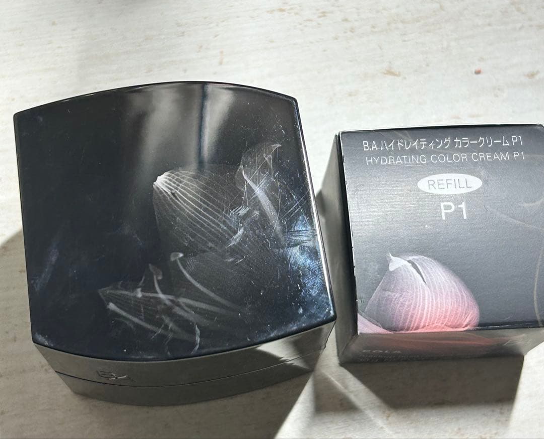新品未開封 B.A ハイドレイティング カラークリーム P1 リフィル　ケース付