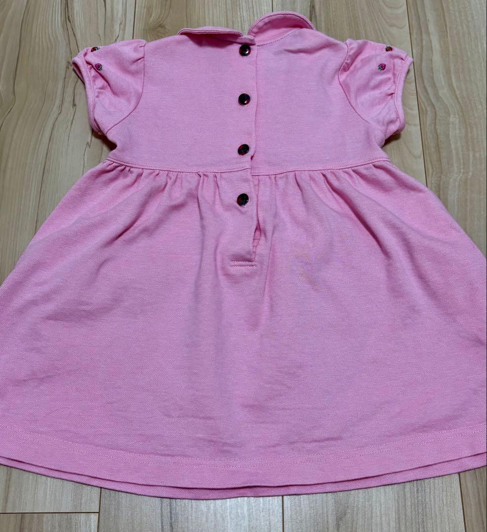 familiar ピンク ワンピース 90