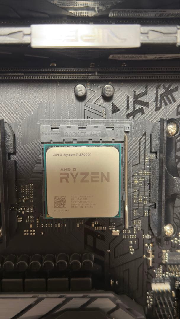 Ryzen7 2700x、マザーボード、メモリセット