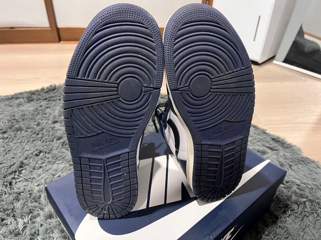 森*象様 NIKEエアジョーダン 1 ミッドナイトネイビー