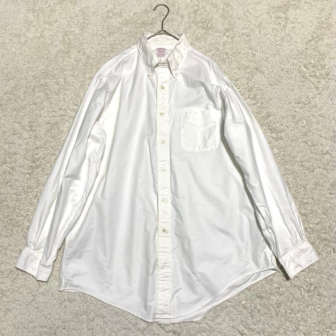 Brooks Brothers ボタンダウン 長袖シャツ makers USA製