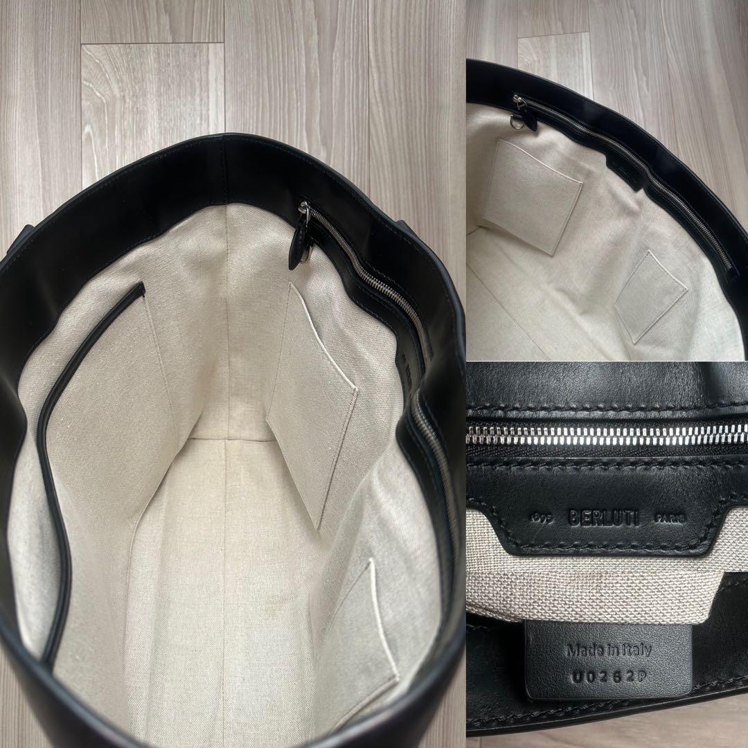 d*見様 特注58万 ベルルッティ トゥジュール スクリットレザー トートバッグ