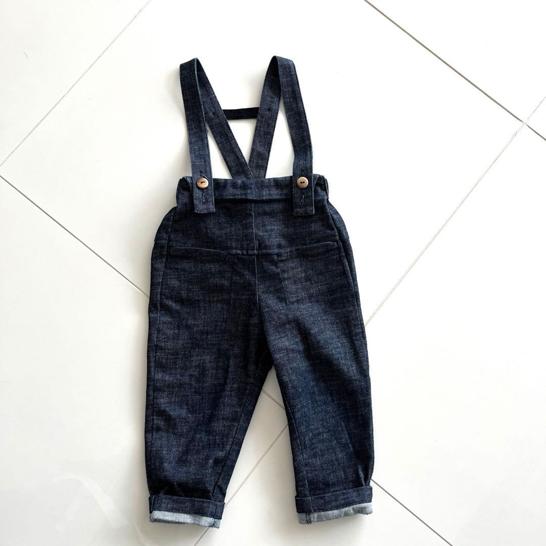 【Hello Lupo】Denim Blueサロペット2-3y
