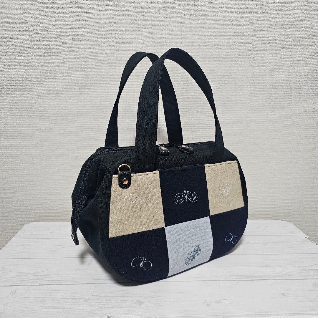 ぽってりボストンL dop choucho ミナペルホネン カケラピースmix