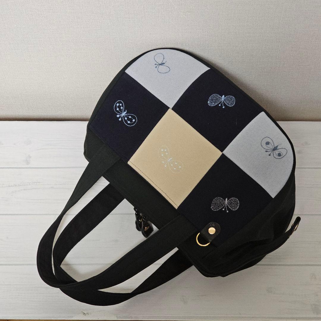 ぽってりボストンL dop choucho ミナペルホネン カケラピースmix