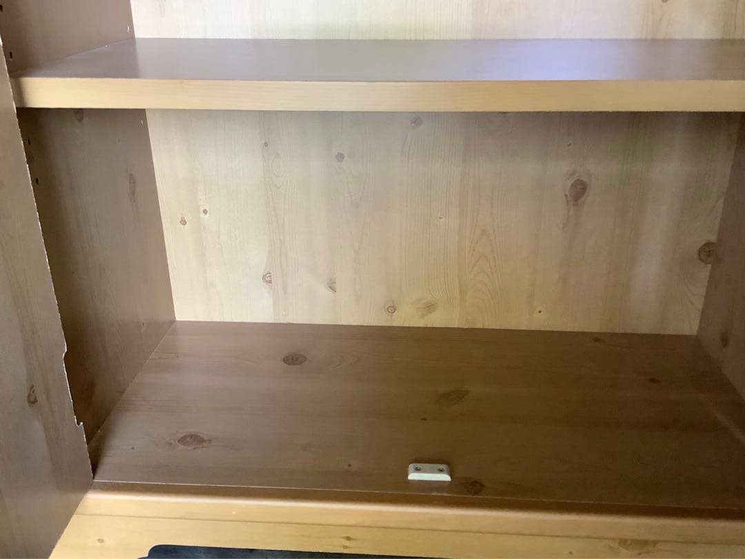 カントリー本箱 木製本棚 カントリー家具 カップボード カントリー調 B&W