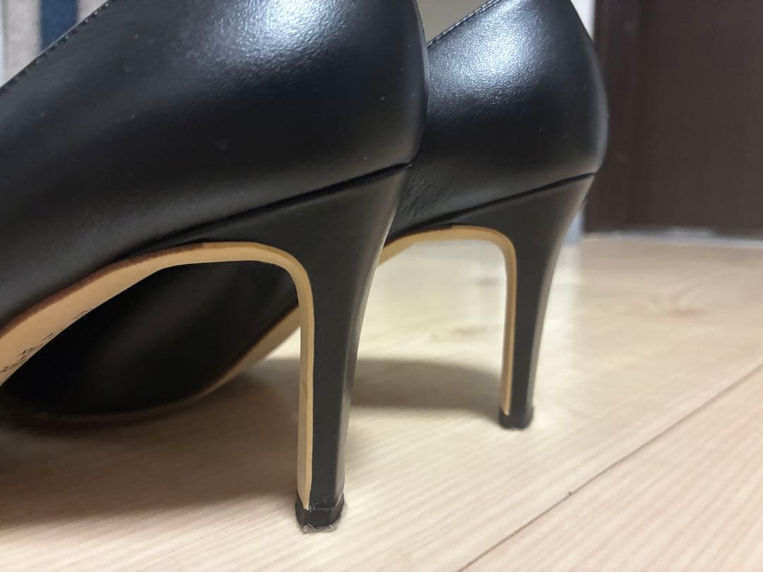 【箱無し美品】DIANA 24.5cm板ヒール パンプス