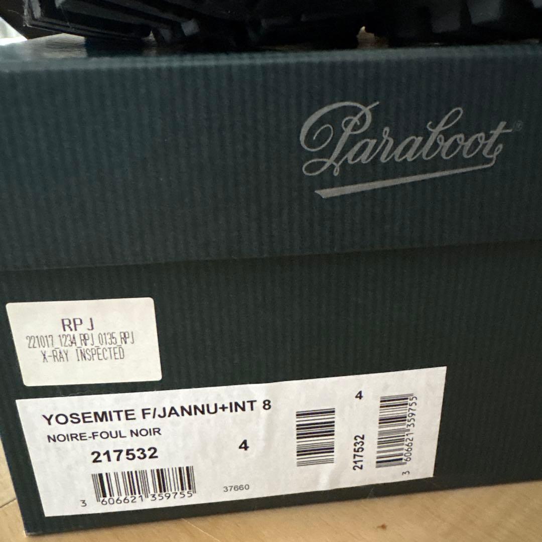 【値下】パラブーツ YOSEMITE F 23.5cm ブラック