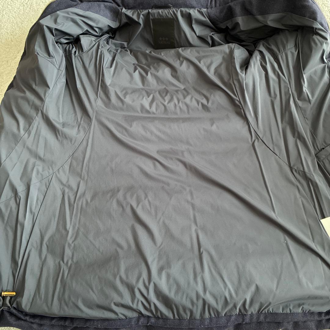 【美品】TATRAS トゥモローランド別注　ネイビーダウンコート ポリテアマ