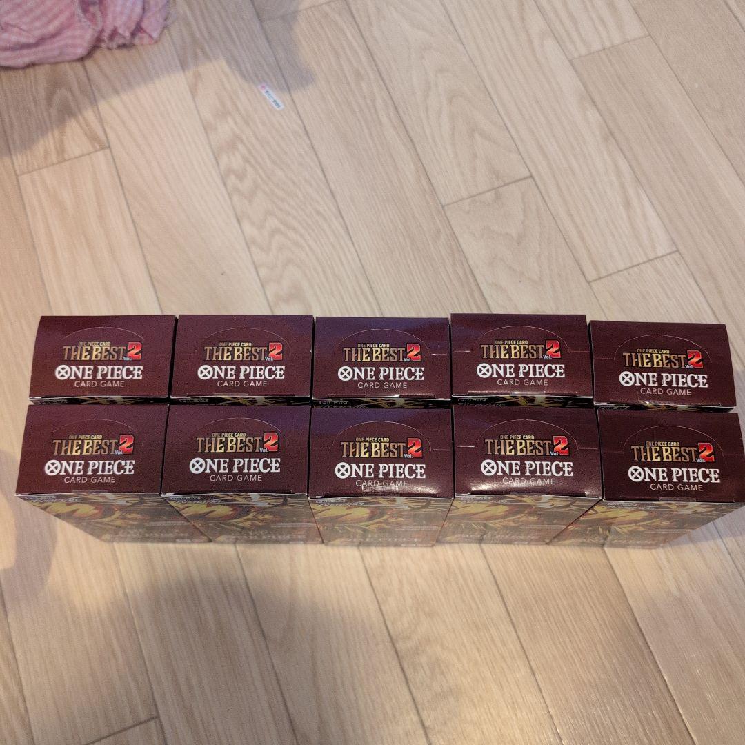 ワンピースカード ザベスト2 THE BEST2 新品未開封テープ付き10BOX