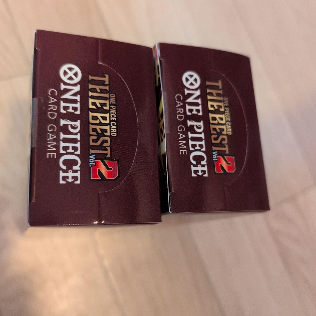 ワンピースカード ザベスト2 THE BEST2 新品未開封テープ付き10BOX