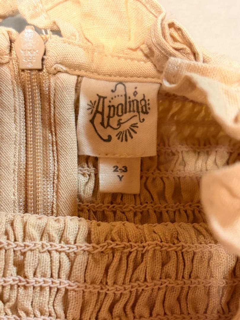 ワンピース apolina Mia dress 2-3y